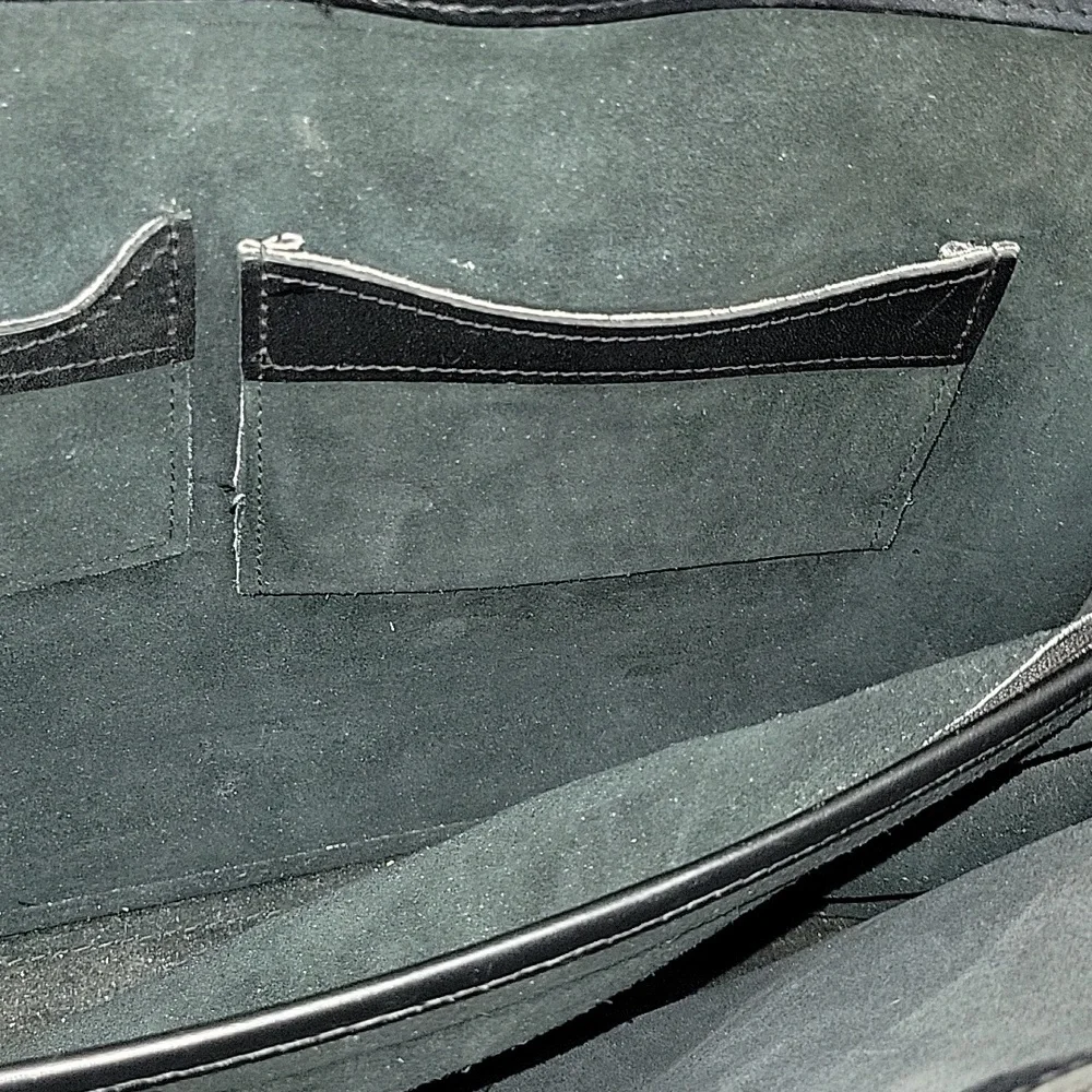 Vintage Hartmann Black Leather Briefcase